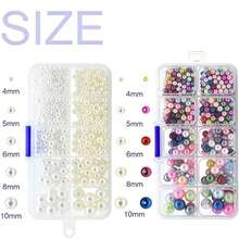 Pearl Inlay Machine And Hand Press Pearl Inlay Tool, 5 Sizes Round Pearl ABS Beads Rivets And 1000pcs Rivet Heads Set, Suitable For Hat, Shoes, Clothing, Bags, Skirts, Pearl DIY Accessories - One Size Fits All - View 4
