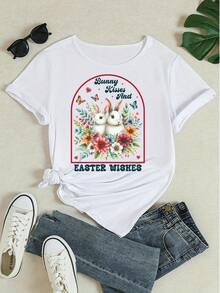 Women T-Shirts - White - View 4