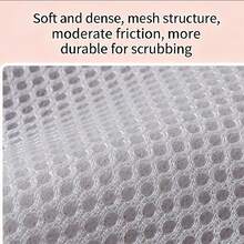 2/4/6Pcs Soap Bags With Foam Mesh, Bath Loofah, Scrubbing Net, Super Soft Material, Designed For Home Use, Bubble Design On All Sides, Convenient For Travel, Practical And Handy - Multicolor - View 12