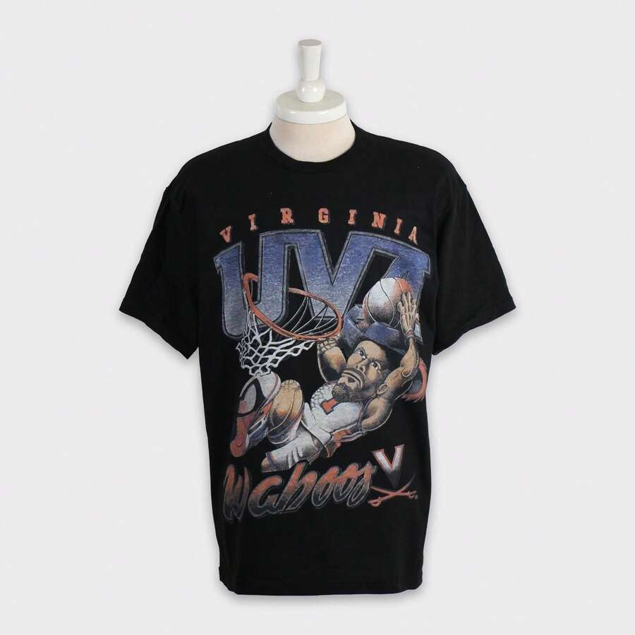 Vintage 00s Virginia Cavaliers T-Shirt Virginia Cavaliers Sweatshirt University Of Virginia Cavaliers Football Sweater H - màu đen - Xem 1