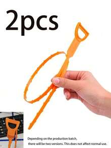 1/3pcs Multi-Functional Drain Cleaner Tool With Hair Collector, Suitable For Sink, Pipe, Basin, Toilet, Bathroom And Kitchen Cleaning - A - View 12