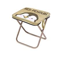 CAMEL CROWN Outdoor Folding Chair High-Speed Rail Train Seatless Artifact Small Stool Bench Portable Chair Camping Folding Stool - Red Penguin Khaki - View 5