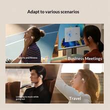 HP H23D True Wireless Bluetooth Earphones With Ear Hooks, IPX4 Waterproof, OWS Non-In-Ear Design, Bluetooth 5.3, 40-Hour Battery Life - View 5