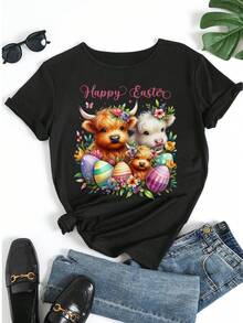 Women T-Shirts - Black - View 5