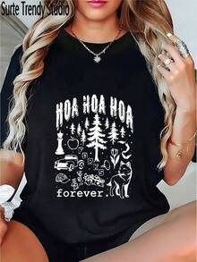 Women T-Shirts - Black - View 1