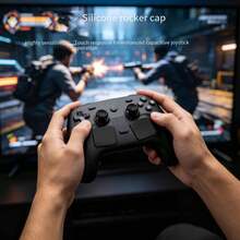 Steam Controller 2 12-In-1 Protective Set Silicone Joystick Caps + Protective Stickers Dust Plugs + TYPE-C Silicone Dust Plugs Dustproof Waterproof Easy To Use Soft Protection - View 2