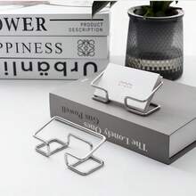 Business Card Holder Display Stand, Modern Business Card Organizer, Desktop Business Card Holder Display Stand, Modern Business Card Organizer, - One Size Fits All - View 6