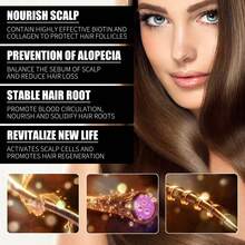 OUHOE 30mlCollagen B7 Vitamin Hair Care Essential Oil - Natural, Long-Lasting, And Light-Tinged Rosemary Essential Oil, Making Hair Smooth And Preventing Dryness, Split Ends, Tangling, And Breakage. - Multi Scents - View 6