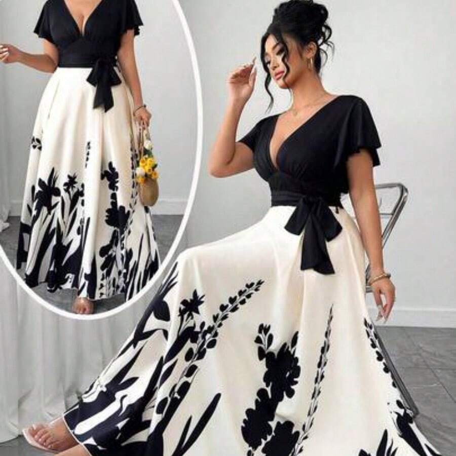 Women Midi Dresses - Multicolor - View 1