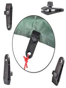 Klip Tahan Angin Tenda Luar Ruangan, Klip Pengunci Anti Selip Tugas Berat, Sekrup yang Dapat Diatur, Memasang Terpal Tahan Air, Kain Tahan Hujan, Kain Pelindung Matahari dengan Aman, Klip Tahan Angin Kanopi Kemah, Aksesoris Peralatan Luar Ruangan, Perlengkapan Penting untuk Kemah Musim Panas - MultiWarna - View 10