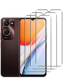 3pcs Screen Protector High Definition High Hardness Tempered Glass Screen Protector, Supports Screen Fingerprint Unlock, Scratch Resistant Waterproof Durable, Easy Installation No Bubbles, Case Friendly, Transparent Phone Accessories For - Clear - View 38
