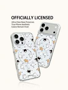 可愛 Miffy 兔子無線充電磁吸手機殼。此手機殼系列輕巧、防滑且耐用，適合卡通動漫風格手機殼，相容於 IPhone17 17Air 17pro 17promax 11 12 13 15 16pro 16promax 14Plus 15Plus 16Plus 15pro 16promaxXR。非常適合作為給家人和朋友的節日禮物。 - 無色 - 查看 6