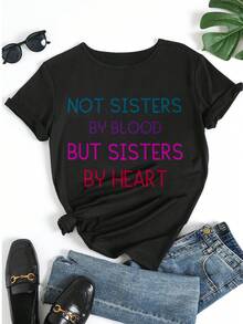 Women's Pure Cotton Short-Sleeve T-Shirt - Black - View 5