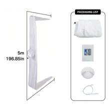 Window Sealing Cloth, Portable Air Conditioner And Dryer Cloth Accessories, 1-Tube Or 2-Tube Universal Window Sealing Strip, (Available In 3/4/5/5.6/6 Meters Five Specifications) Suitable For Every Portable Air Conditioning Device. - Multicolor - View 8