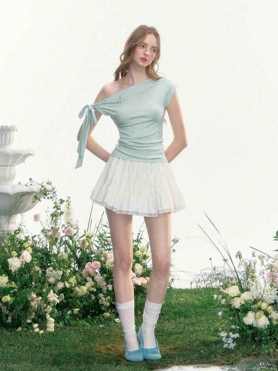 Women Tops - Green - View 1