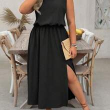 Plus Size Dresses - Blue - View 4