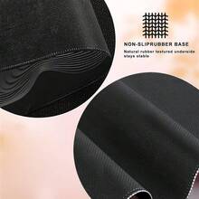 Minimalist Black Wavy Pattern Mouse Pad, Rubber Base, Stitched Edge Desktop Accessory, Suitable For Office, Home And General Computer Use, Perfect As Birthday Gift, Gaming Mouse Pad Or Office Supplies - Mouse Pad - View 7