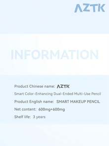 AZTK 雙頭多功能臥蠶筆，適合日常妝容，送女友的完美禮物 - OR01 - 查看 8