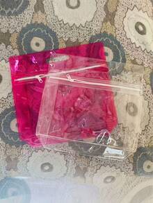1/2 PCS Tas Renang Tahan Air EVA, Kantong Pemisah Kering & Basah Transparan dengan Resleting untuk Menyimpan Perlengkapan Mandi dan Pakaian Renang, Cocok untuk Pantai, Kolam Renang, Gym, Perjalanan dan Liburan - Tas penyimpanan perjalanan - View 4