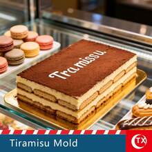 Acrylic Tiramisu Powder Stencil Mold, Compatible With Round/Square Cake Powder Shakers, Creates Exquisite Cocoa Powder Print Effect, Smooth Edges For Hands, Reusable. Multiple Classic Letter And Blessing Templates (Tiramisu, Happy Birthday, Congrats, Etc.), Beginners Can Also Make Beautiful Cake Decorations. Suitable For Home Baking, Birthday Parties, Holiday Celebrations, Commercial Dessert Shops, Essential Tool For Baking Enthusiasts. - Multicolor - View 1