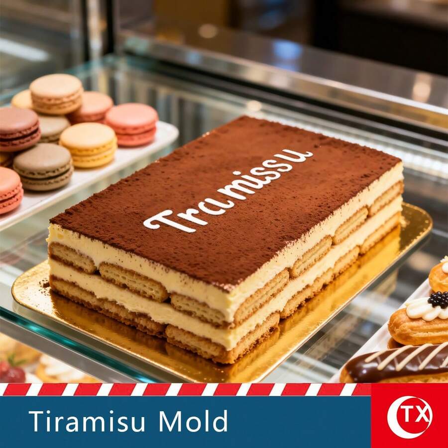 Acrylic Tiramisu Powder Stencil Mold, Compatible With Round/Square Cake Powder Shakers, Creates Exquisite Cocoa Powder Print Effect, Smooth Edges For Hands, Reusable. Multiple Classic Letter And Blessing Templates (Tiramisu, Happy Birthday, Congrats, Etc.), Beginners Can Also Make Beautiful Cake Decorations. Suitable For Home Baking, Birthday Parties, Holiday Celebrations, Commercial Dessert Shops, Essential Tool For Baking Enthusiasts. - Multicolor - View 1