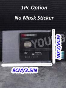1/3/5pcs Tempat Kartu Identitas/Foto - Sarung Kartu PVC Buram, Perekat Kristal, Tempat Kartu SIM, Cocok Untuk Kantor, Sekolah, Kartu Kredit, Kartu Identitas Kerja dan Kartu Kunci, Mudah Dibawa, Ringkas dan Ringan - MultiWarna - View 8