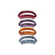 3.9 inch Plastic Flower Claws Banana Hair Clip Women, Pack of 4 - Vistoso - Ver 1