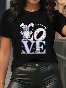 Women T-Shirts - Black - View 6