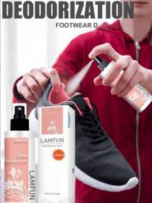 Jue-Fish Shoe Deodorizer Spray, Specially Designed To Remove Shoe And Sock Odors, Deodorizing, Suitable For All Types Of Shoes, Multi-Purpose Deodorizer, Effectively Combats Shoe Odors And Smells, Suitable For Men's And Women's Shoes. (New And Old Models Randomly Sent) - Multicolor - View 1