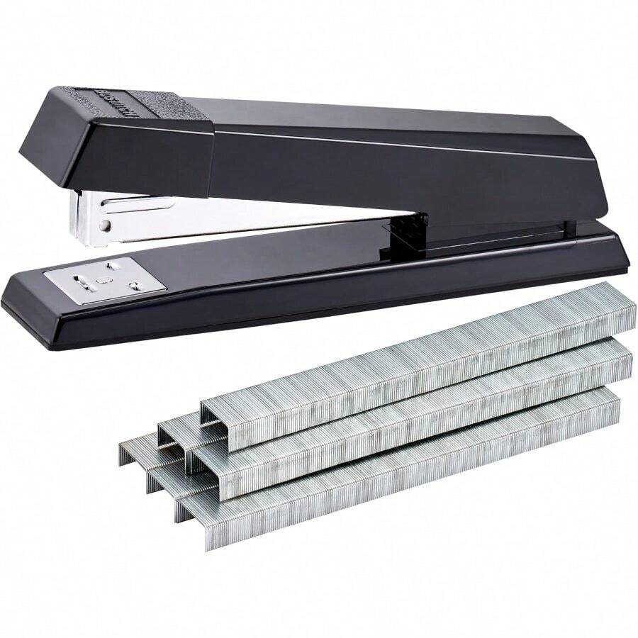 Bostitch Office Stapler, No-Jam Premium Desktop, Includes 1, 250 Full-Strip, 25 Sheet Capacity, Black - B - View 1