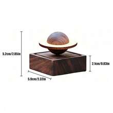 1 pieza Difusor de madera con aroma sin aceite esencial, difusor con forma de Júpiter, decoración del hogar, aire fresco, regalo para amigo, artículos esenciales para dormitorio universitario - madera - Ver 3