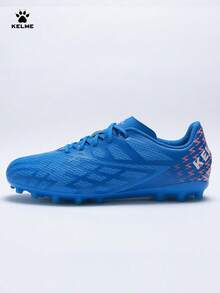 KELME 成人男款 MG 透氣短釘足球訓練鞋 - 寶藍色 - 查看 2