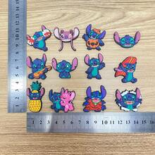 22 Pack Stitch Charms, Multiple Styles Lilo Stitch & Angel Cartoon Shoe Charms, Waterproof Rubber Shoe Decoration Pins For Clogs, Bubble Slides, Backpack Wristband, Holiday Gifts Collection Set - A - View 11