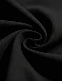 1 Piece Of Black T-Shirt With Floral Heart Print For Mother's Day, Round Neck, Casual Cotton T-Shirt, Medium Stretch Knit Fabric, Regular Fit For Women - 黑色 - 查看 4