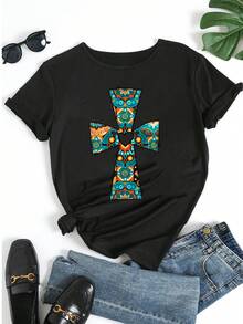Women T-Shirts - Black - View 5