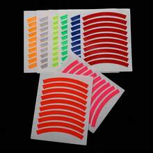 Reflective Bicycle Wheel Hub Stickers, Waterproof Night Riding Safety Warning Strips, High-Brightness Reflective Strips Suitable For Bicycle Rims And Spokes - Multicolor - View 3