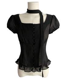 Women Blouses & Shirts - Black - View 10
