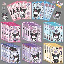 Bộ 8 miếng dán Sanrio Kuromi thay đổi khuôn mặt, sticker hoạt hình dễ thương sáng tạo ghép mặt vui nhộn - Nhiều màu - Xem 7