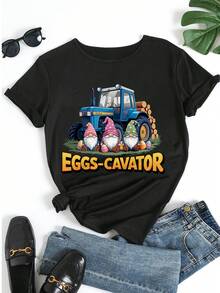 Women T-Shirts - Black - View 5