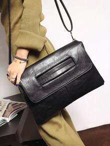 Dedoo 2025 Nuevo bolso de mano pequeño de moda con correa cruzada, bolso de hombro para mujer de gran capacidad para portátil - Negro - Ver 6