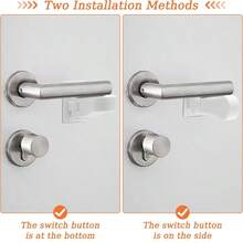 3pcs Baby Door Handle Safety Lock Child Cabinet Drawer Lock - Door Handle Lock Fixing Buckle Minimalist Design - No-Drill Child Door Handle Lock - Multicolor - View 6