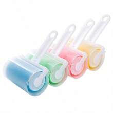2/1pc Washable Lint Roller With Cover, Reusable Pet Hair Remover, Clothing Lint Roller, Portable Dust Roller, Suitable For Sofa, Carpet, Bedding And Car Seats, Multi-Functional Home Care Tool, Travel Cleaning Accessory, Gift For Pet Owners And Families - Multicolor - View 6