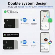 RSH Kartu Pelacak Pintar Sistem Ganda, Kompatibel dengan Apple Find My & Find Hub, Tahan Air IP68, Pengisian Daya Nirkabel, Ultra Tipis, Bluetooth, Tag Pencari Anti-Hilang untuk Dompet, Koper, Paspor - MultiWarna - View 7