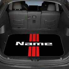 1 pieza Alfombra personalizada para el maletero del coche con diseño a rayas, adecuada para coches, SUV y camiones, diseño minimalista y de moda, fácil de limpiar, accesorio interior automotriz, mejor regalo para el Día del Padre, Navidad, Día de San Valentín - Todo el año, ideal para entusiastas del automóvil - C - Ver 7