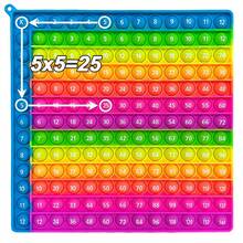 12x12 Times Table Learning Board Games, Press Bubbles To Learn Multiplication Chart, Math Skills Practice Educational Fidget Toys, Interactive Push Bubbles Teaching Tools For Classroom Kids - Multicolor - View 12