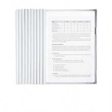 10pcs A4 Transparent Lever Arch File Folders Transparent Document Organizer Office Supplies - A - View 4