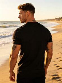 Camisetas de hombre - Negro - Ver 2