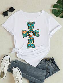 Women T-Shirts - White - View 4