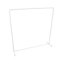 YUNRUX Sturdy Wedding Stand With Iron Frame And Glossy White Finish, 15.4-17.6 Lbs Load Capacity, Ideal For Wedding And Party Decorations - A - View 3