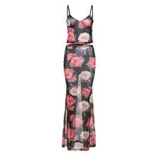 Conjunto Tirante Estampado Transparente Nuevo - Negro - Ver 7